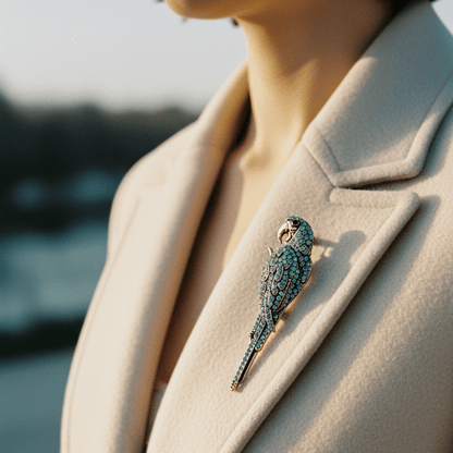 Bird Brooch – Lifestyle Shot