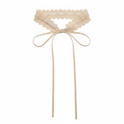 Lace Choker Flat Lay